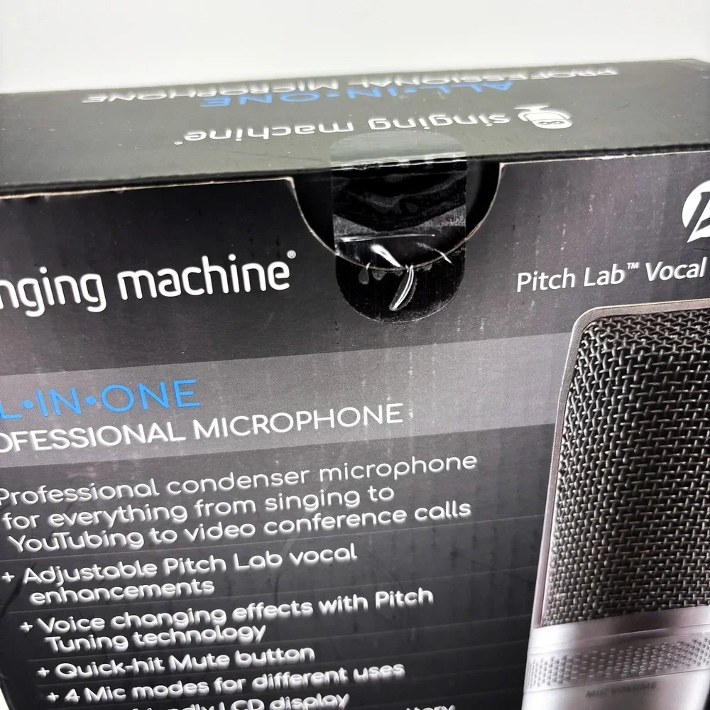 The Singing Machine SMM2097 Professional Condenser Microphone New Sealed